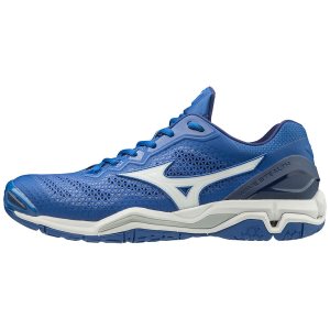 Mizuno Wave Stealth V Παπουτσια Χαντμπολ Γυναικεια - Μπλε